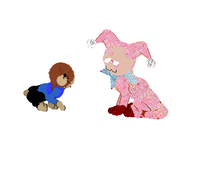 Pink Pierrot & Victor